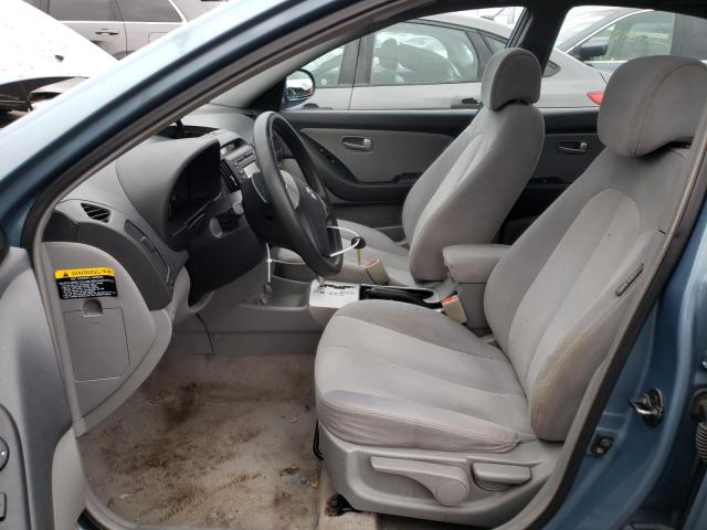 KMHDU46D67U151902 - 2007 HYUNDAI ELANTRA GLS BLUE photo 7