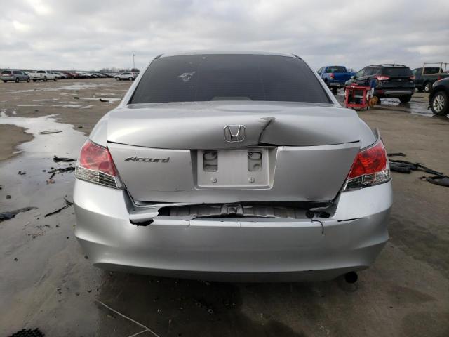 JHMCP26389C011618 - 2009 HONDA ACCORD LX SILVER photo 6