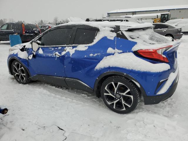 NMTKHMBX0JR009880 - 2018 TOYOTA C-HR XLE BLUE photo 2