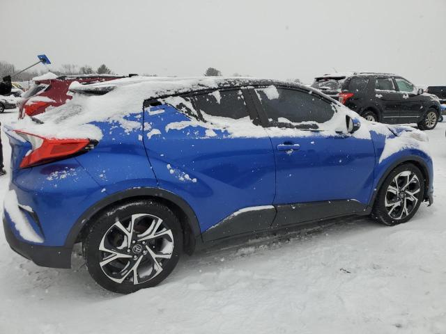 NMTKHMBX0JR009880 - 2018 TOYOTA C-HR XLE BLUE photo 3