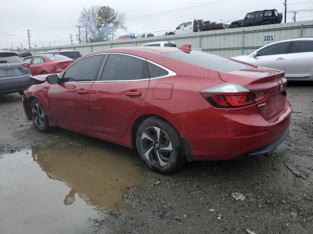 19XZE4F59ME000871 - 2021 HONDA INSIGHT EX RED photo 2