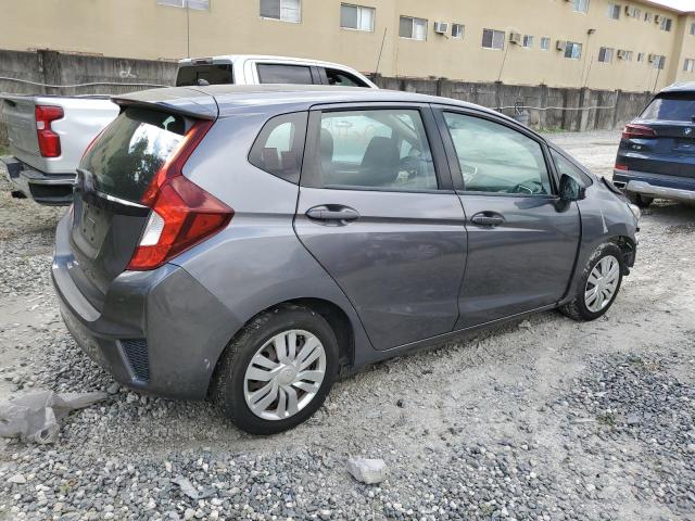 3HGGK5H58FM750971 - 2015 HONDA FIT LX GRAY photo 3