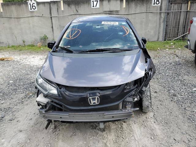 3HGGK5H58FM750971 - 2015 HONDA FIT LX GRAY photo 5