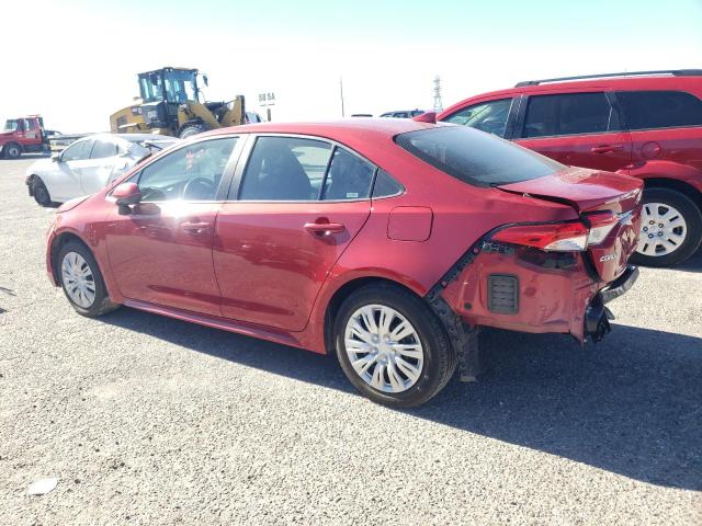 5YFEPMAE5MP234553 - 2021 TOYOTA COROLLA LE RED photo 2