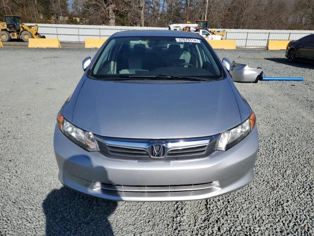 19XFB2F54CE077341 - 2012 HONDA CIVIC LX SILVER photo 5