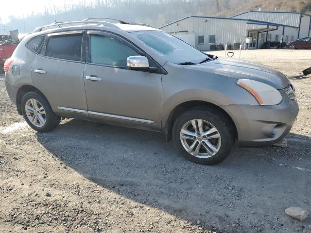 JN8AS5MV6DW604404 - 2013 NISSAN ROGUE S GRAY photo 4