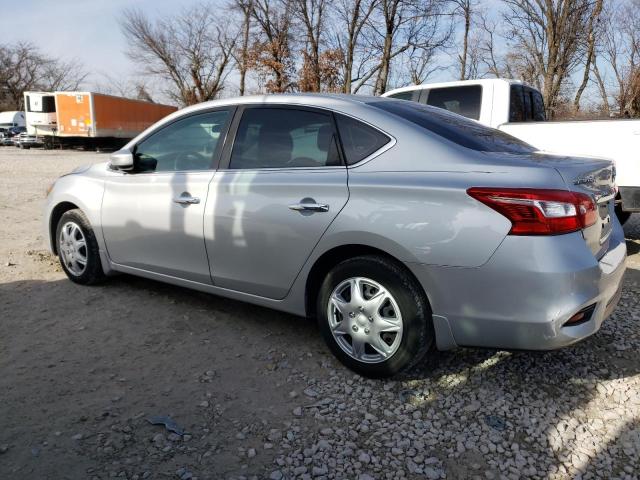 3N1AB7APXJY231520 - 2018 NISSAN SENTRA S SILVER photo 2