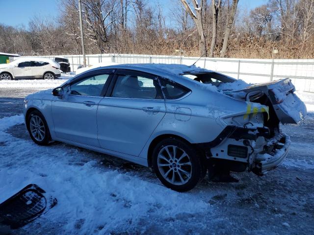 3FA6P0H70HR203141 - 2017 FORD FUSION SE SILVER photo 2