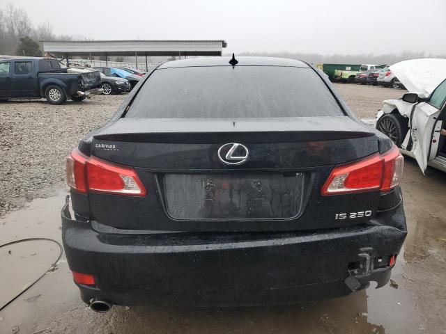 JTHBF5C20D5187586 - 2013 LEXUS IS 250 BLACK photo 6