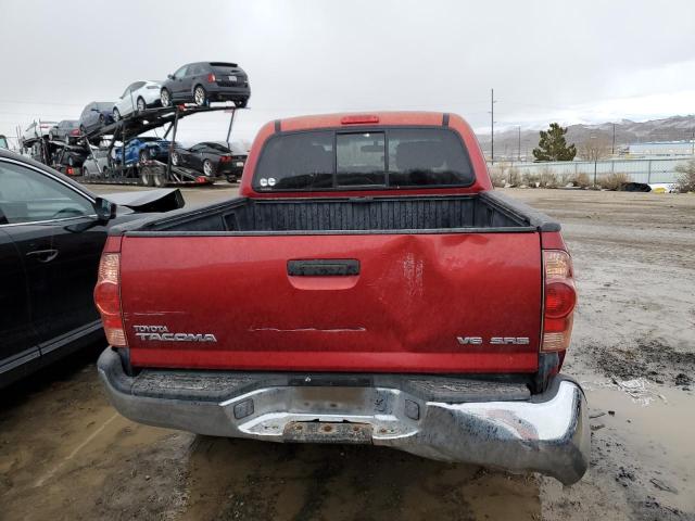 5TELU42N36Z228861 - 2006 TOYOTA TACOMA DOUBLE CAB 红色 照片 6