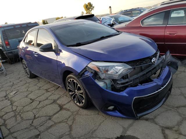 5YFBURHE9EP092949 - 2014 TOYOTA COROLLA L BLUE photo 4