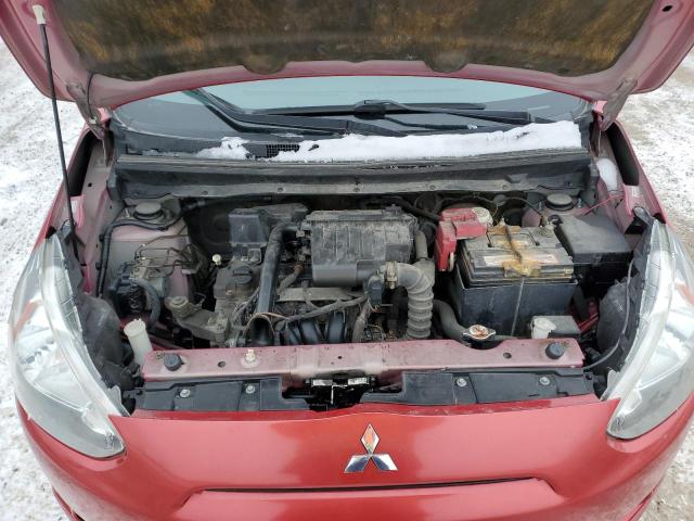 ML32A4HJ8EH022432 - 2014 MITSUBISHI MIRAGE ES BURGUNDY photo 11