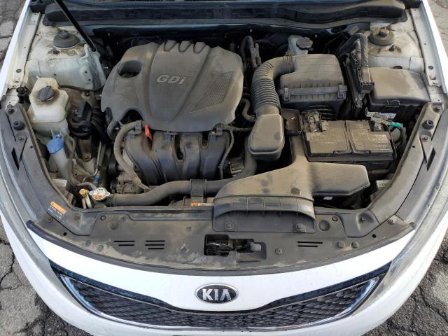 KNAGM4A77F5536569 - 2015 KIA OPTIMA LX WHITE photo 11