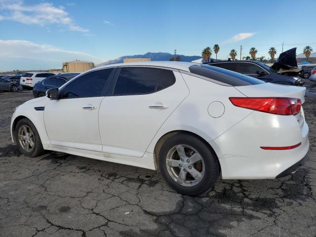 KNAGM4A77F5536569 - 2015 KIA OPTIMA LX WHITE photo 2