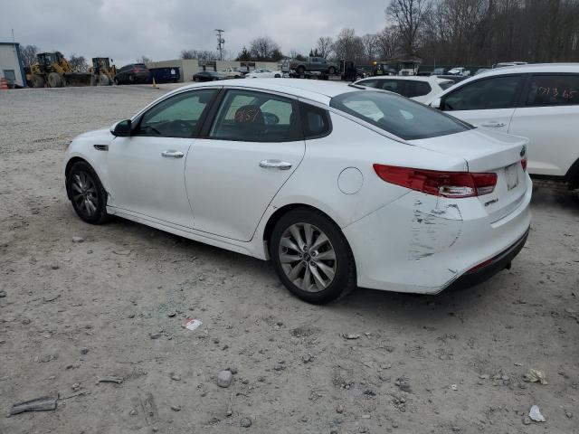 5XXGT4L32HG154643 - 2017 KIA OPTIMA LX WHITE photo 2