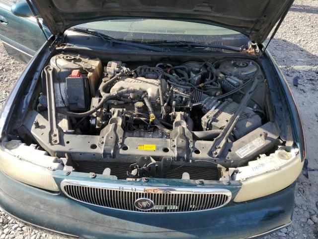 2G4WS52J511144961 - 2001 BUICK CENTURY CUSTOM GREEN photo 11