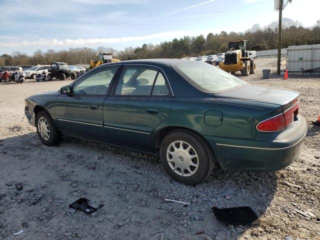 2G4WS52J511144961 - 2001 BUICK CENTURY CUSTOM GREEN photo 2