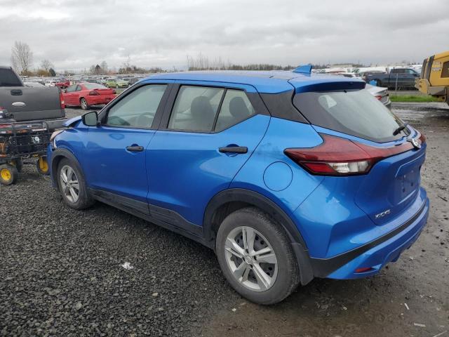 3N1CP5BV2ML522137 - 2021 NISSAN KICKS S BLUE photo 2