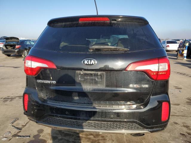 5XYKWDA73FG569597 - 2015 KIA SORENTO SX BLACK photo 6