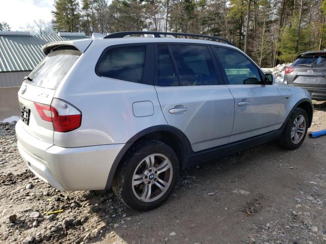 WBXPA93486WD28681 - 2006 BMW X3 3.0I SILVER photo 3