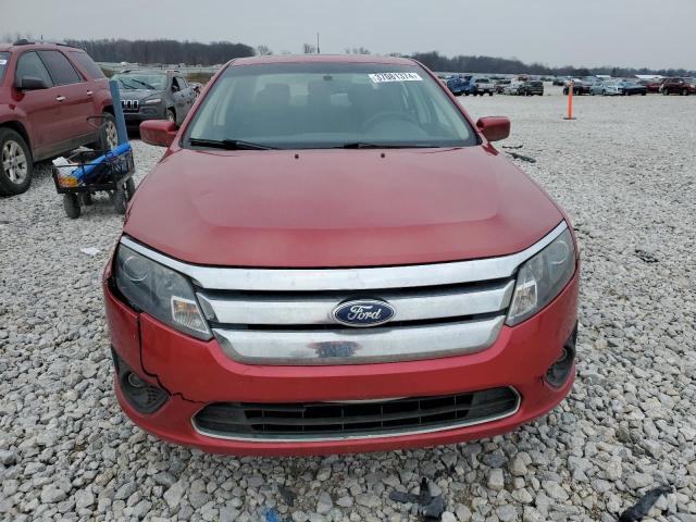 3FAHP0HA4BR154490 - 2011 FORD FUSION SE RED photo 5