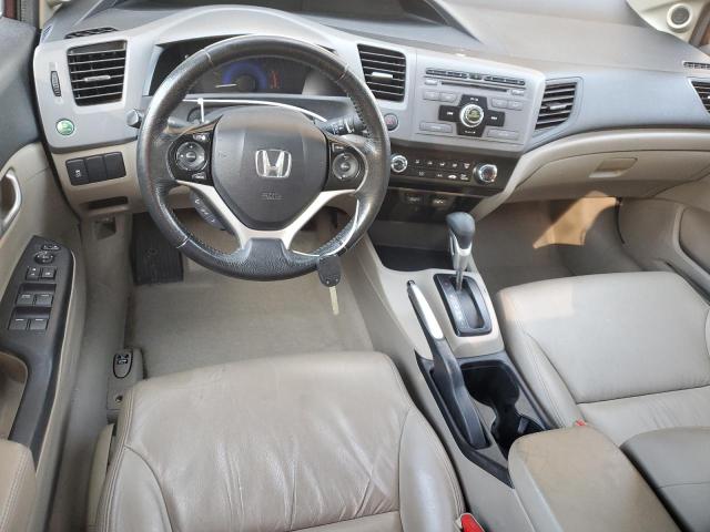 19XFB2F92CE093542 - 2012 HONDA CIVIC EXL ბურგუნდია ფოტო 8