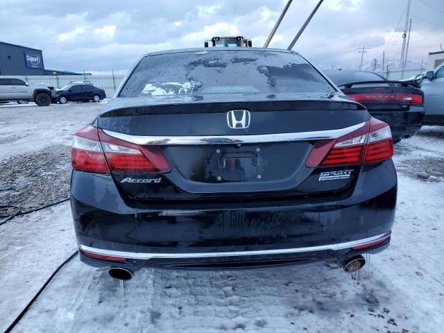 1HGCR2F14HA079596 - 2017 HONDA ACCORD SPORT SPECIAL EDITION BLACK photo 6