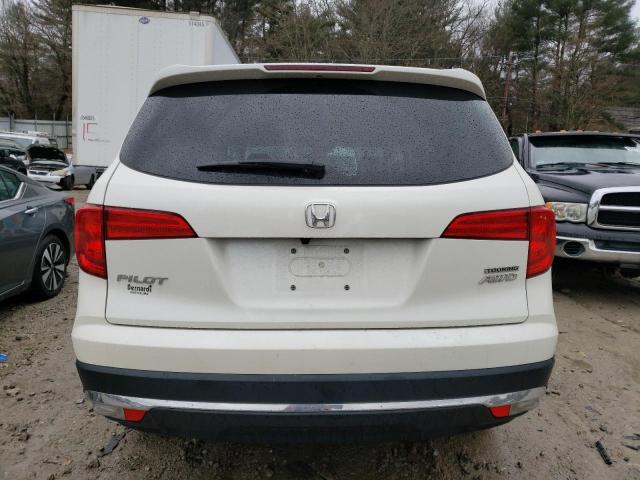 5FNYF6H9XJB011503 - 2018 HONDA PILOT TOURING WHITE photo 6