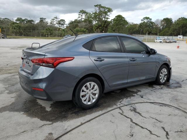 3KPC24A3XKE062023 - 2019 HYUNDAI ACCENT SE GRAY photo 3