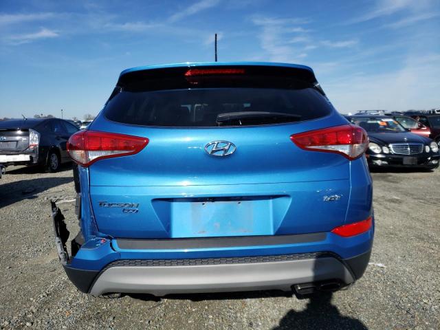 KM8J33A23HU399483 - 2017 HYUNDAI TUCSON LIMITED BLUE photo 6