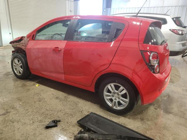 1G1JA6SHXC4106808 - 2012 CHEVROLET SONIC LS RED photo 2