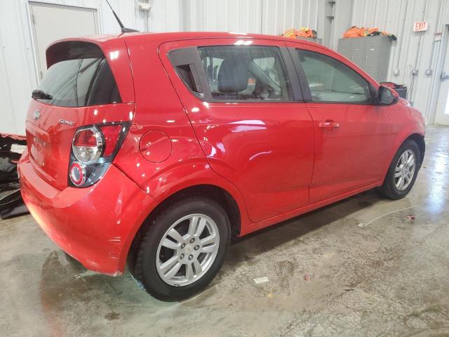 1G1JA6SHXC4106808 - 2012 CHEVROLET SONIC LS RED photo 3