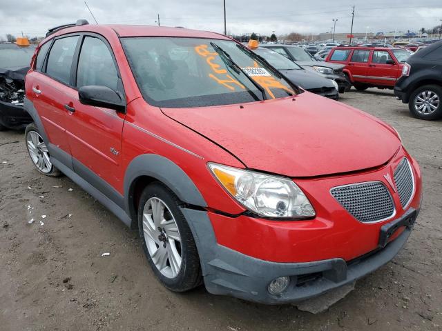 5Y2SL63855Z462478 - 2005 PONTIAC VIBE RED photo 4