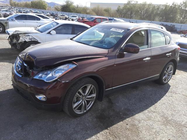 JN1AJ0HPXCM400182 - 2012 INFINITI EX35 BASE BURGUNDY photo 1