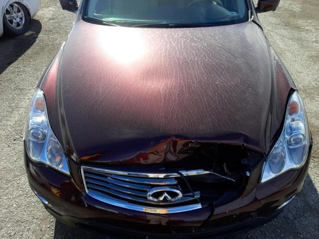 JN1AJ0HPXCM400182 - 2012 INFINITI EX35 BASE ბურგუნდია ფოტო 11