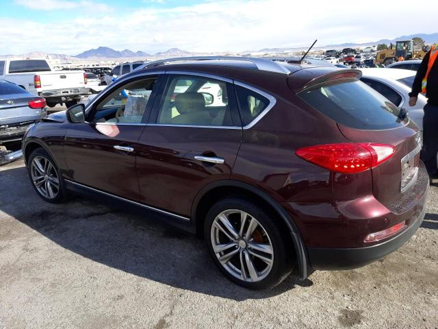 JN1AJ0HPXCM400182 - 2012 INFINITI EX35 BASE ბურგუნდია ფოტო 2