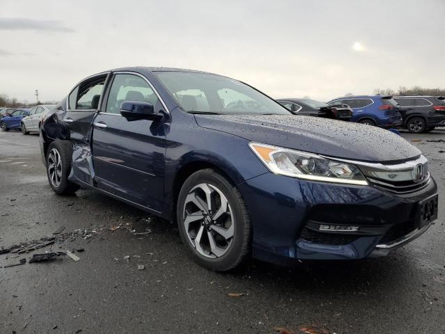 1HGCR2F87HA147497 - 2017 HONDA ACCORD EXL BLUE photo 4