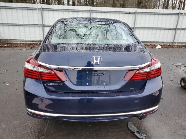 1HGCR2F87HA147497 - 2017 HONDA ACCORD EXL BLUE photo 6