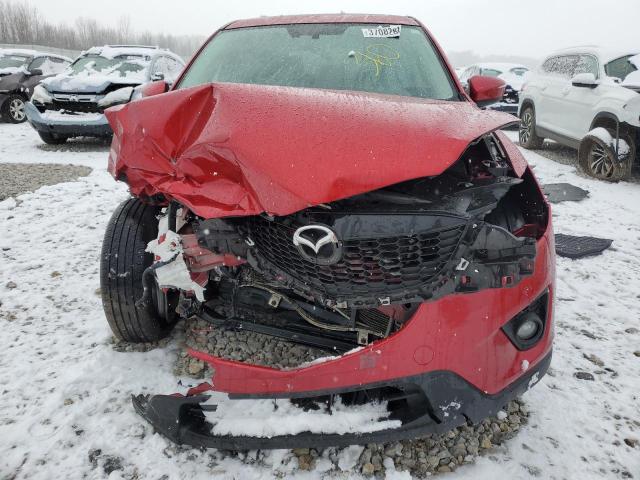 JM3KE4DY7F0495850 - 2015 MAZDA CX-5 GT RED photo 5