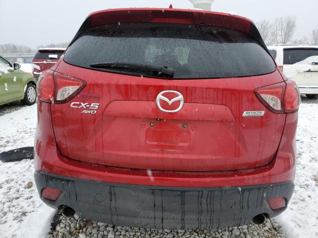 JM3KE4DY7F0495850 - 2015 MAZDA CX-5 GT RED photo 6