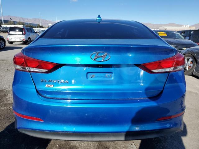 5NPD74LF8HH196224 - 2017 HYUNDAI ELANTRA SE BLUE photo 6