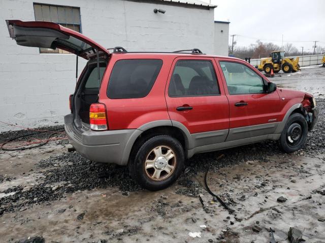 1FMYU04141KA00076 - 2001 FORD ESCAPE XLT BURGUNDY photo 3