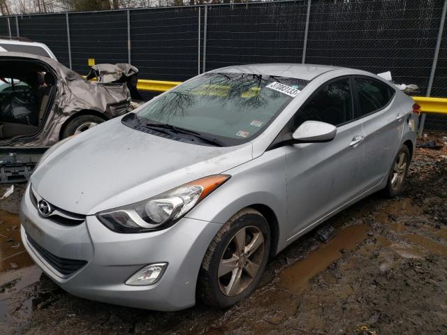 5NPDH4AE2CH108137 - 2012 HYUNDAI ELANTRA GLS SILVER photo 1