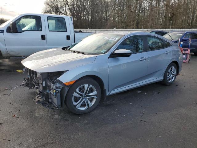 2HGFC2F51JH592328 - 2018 HONDA CIVIC LX SILVER photo 1