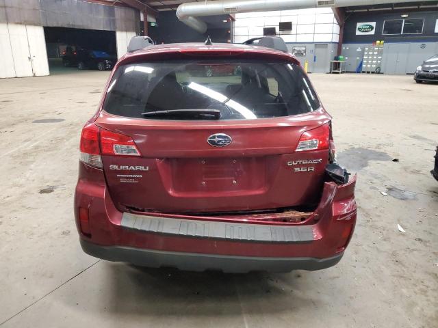 4S4BRDKC1C2253538 - 2012 SUBARU OUTBACK 3.6R LIMITED RED photo 6