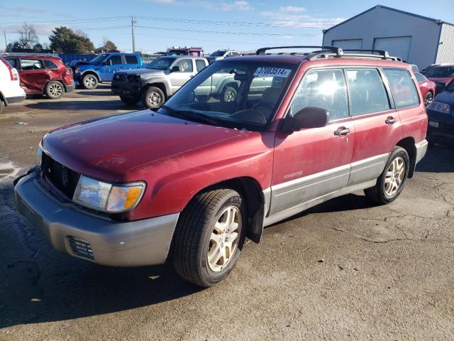 JF1SF6557YH700177 - 2000 SUBARU FORESTER S RED photo 1