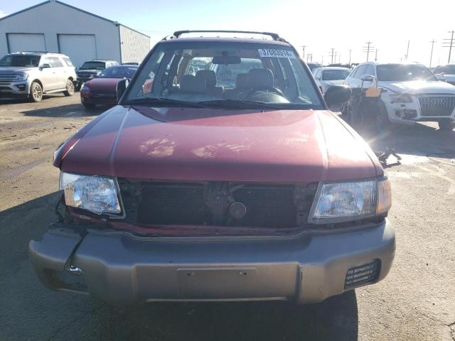 JF1SF6557YH700177 - 2000 SUBARU FORESTER S 红色 照片 5