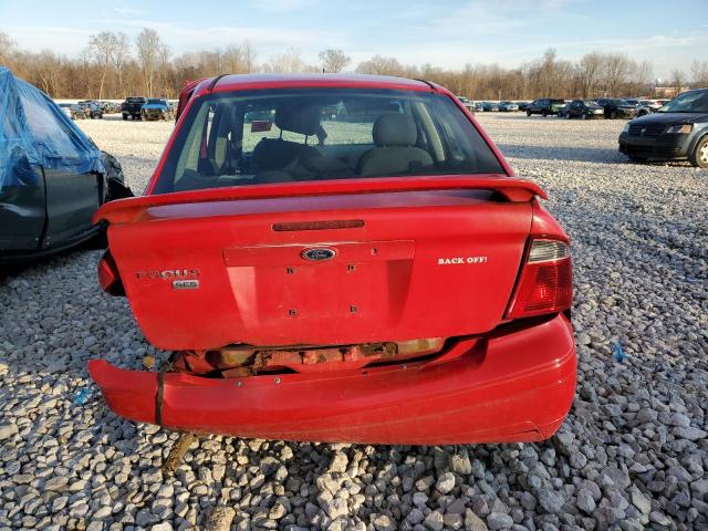 1FAHP34N37W218128 - 2007 FORD FOCUS ZX4 RED photo 6