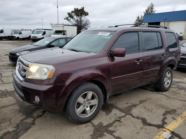 5FNYF4H45AB023969 - 2010 HONDA PILOT EX BURGUNDY photo 1