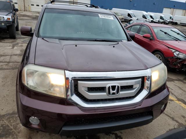 5FNYF4H45AB023969 - 2010 HONDA PILOT EX BURGUNDY photo 5